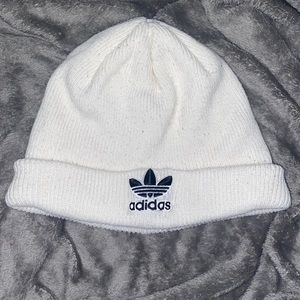 Adidas White Beanie